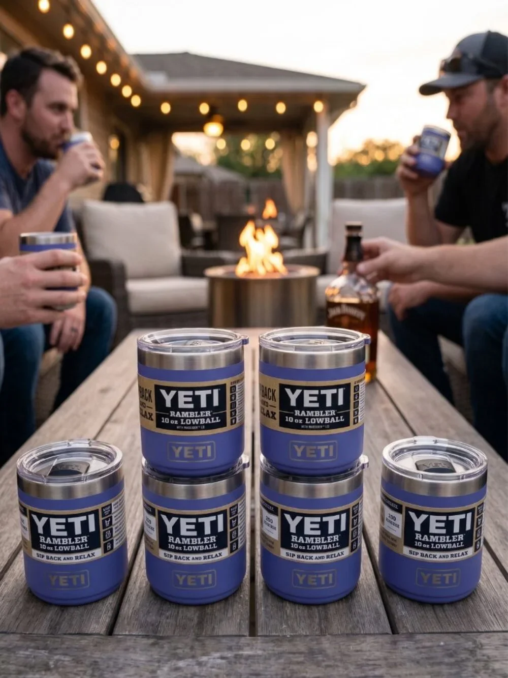 FINAL PRICE & DAY! 6 pc Set Yeti Rambler 10 oz Lowball Ultramarine Violet 2.0